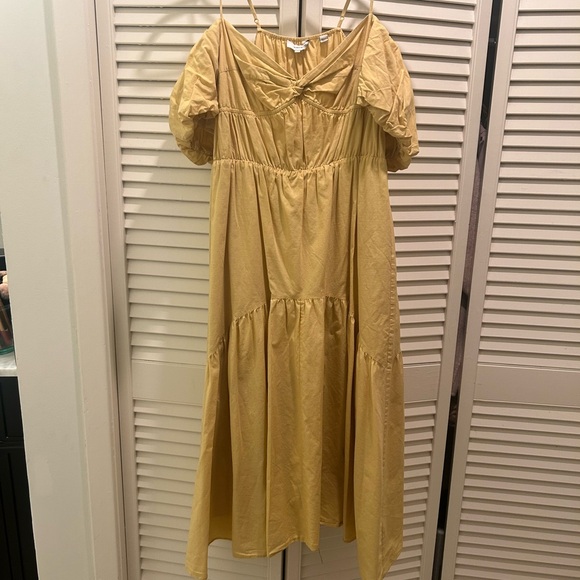 Vince Poplin Midi Dress - Picture 6 of 7